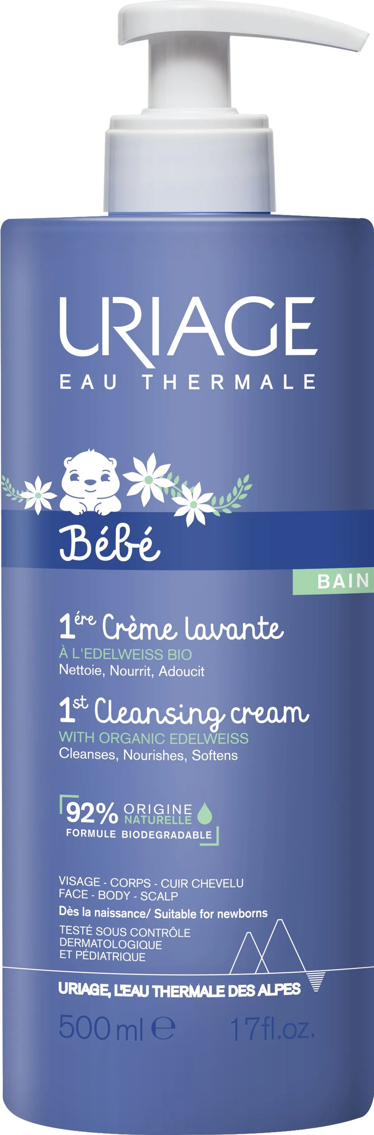 Uriage Bébé Crème Lavante 500ml