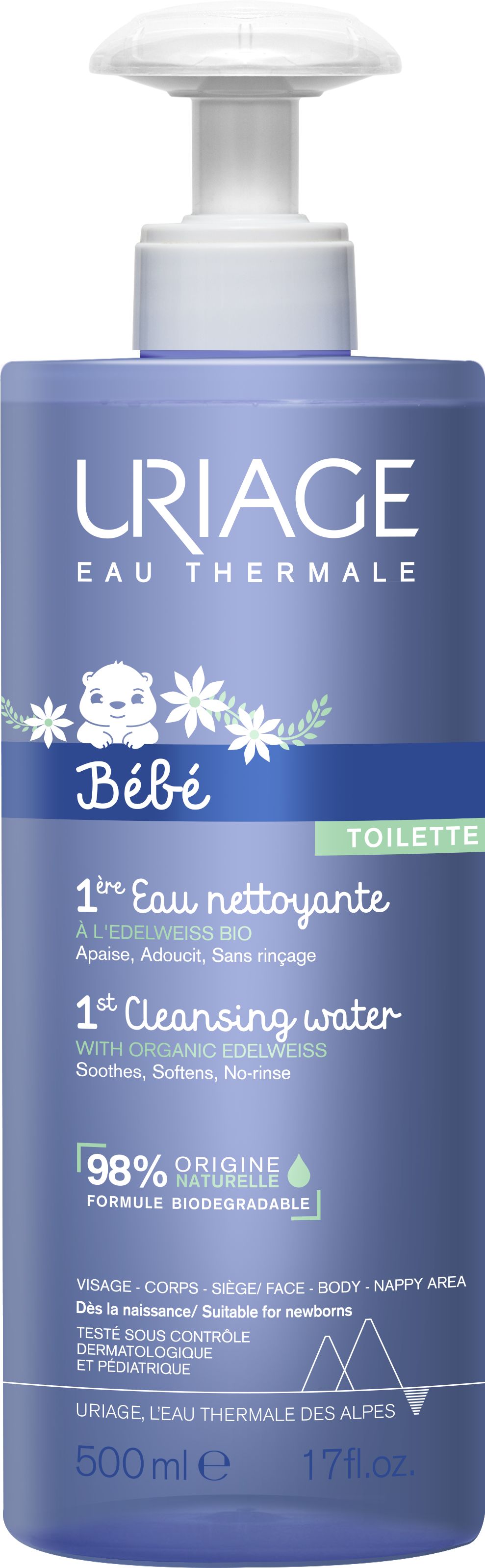 Uriage Baby 1ste Reinigingswater 500 ml - Uriage