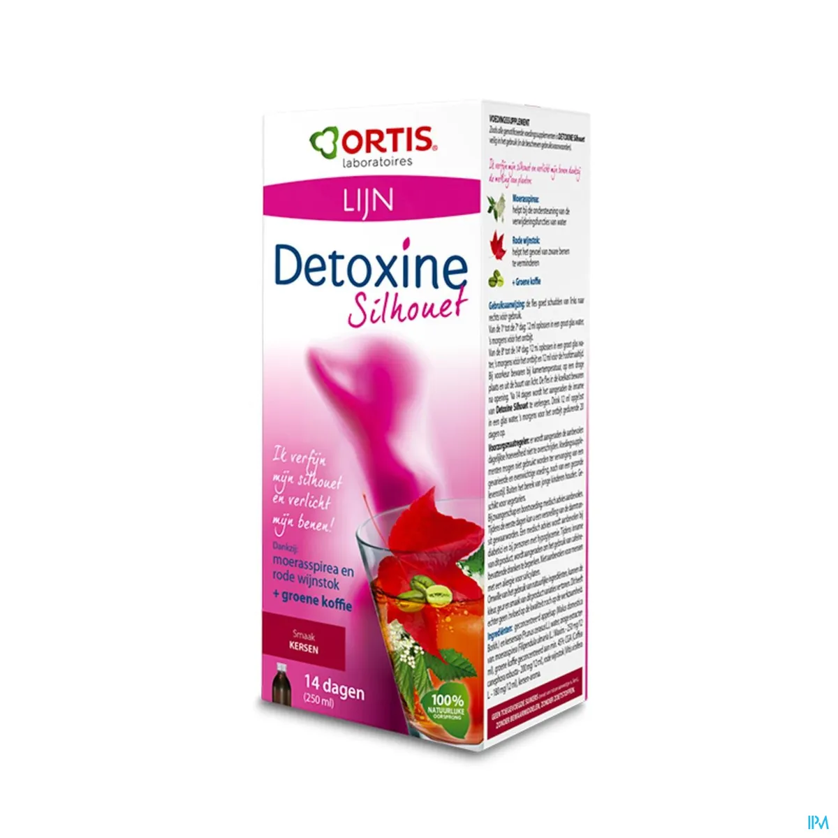 Ortis Detoxine Silhouette Cerise 250ml