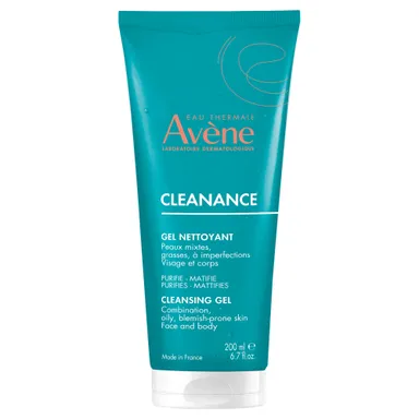Avène Cleanance Gel Nettoyant Mattifiant Purifiant 200Ml