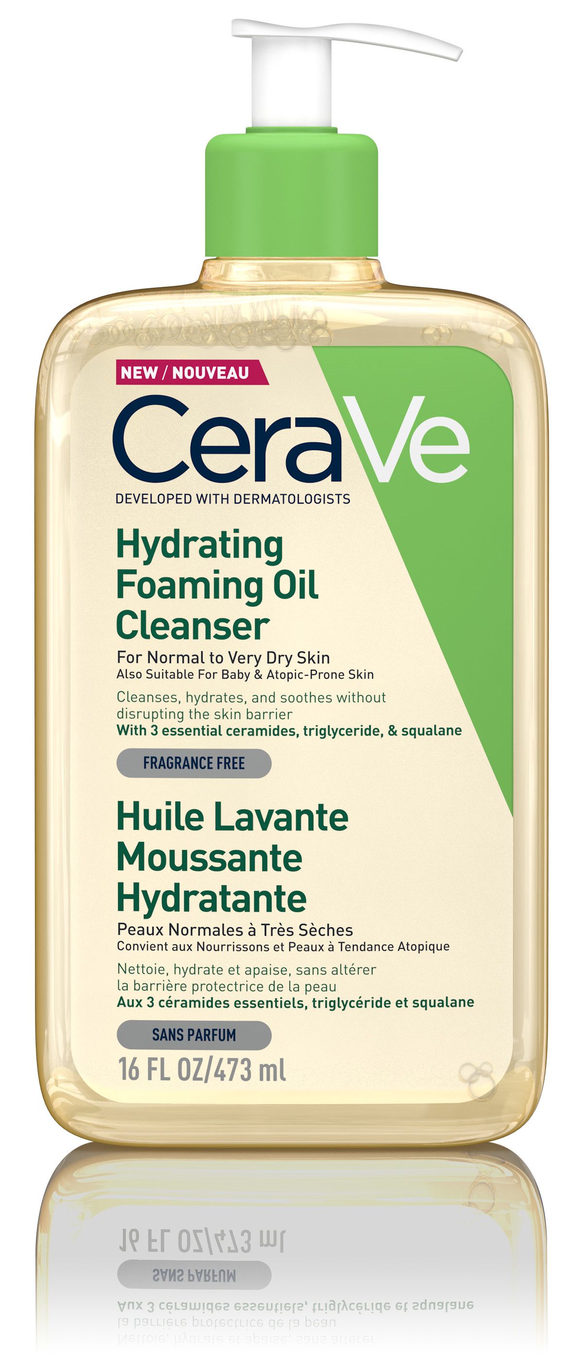 Cerave Hydraterende Schuimende Reinigingsolie 473 ml - CeraVe