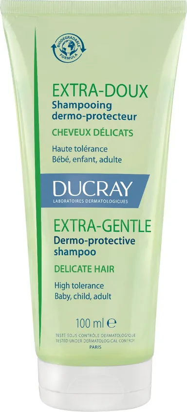 Ducray Extra-Doux Huidbeschermende Shampoo Veelvuldig Gebruik 100Ml