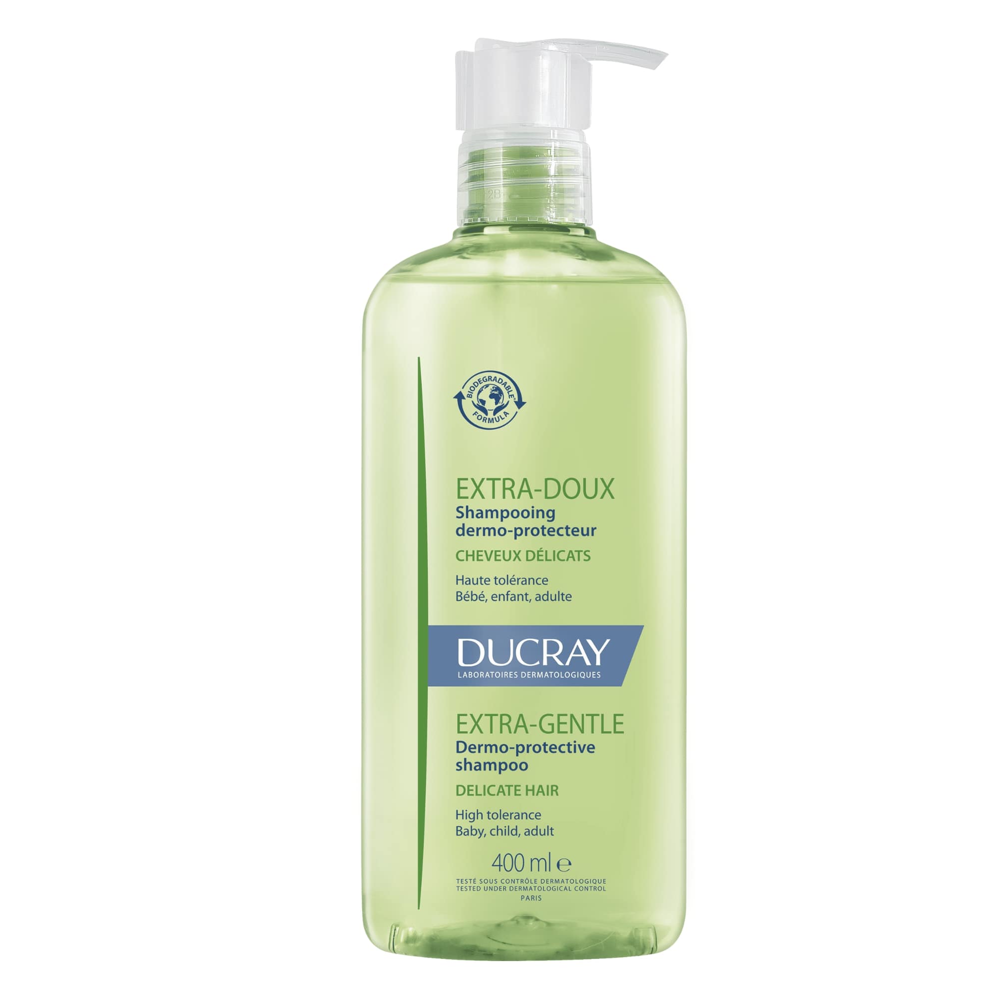 Ducray Extra-Doux Huidbeschermende Shampoo Veelvuldig Gebruik 400Ml - Ducray
