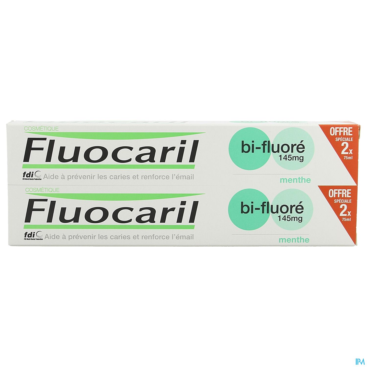 Fluocaril Bi-fluor Tandpasta Munt 2x75 ml - Fluocaril