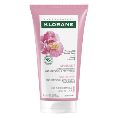 Klorane Pivoine Bio Après-Shampooing Apaisan, Anti-Irritation & Protecteur 150Ml