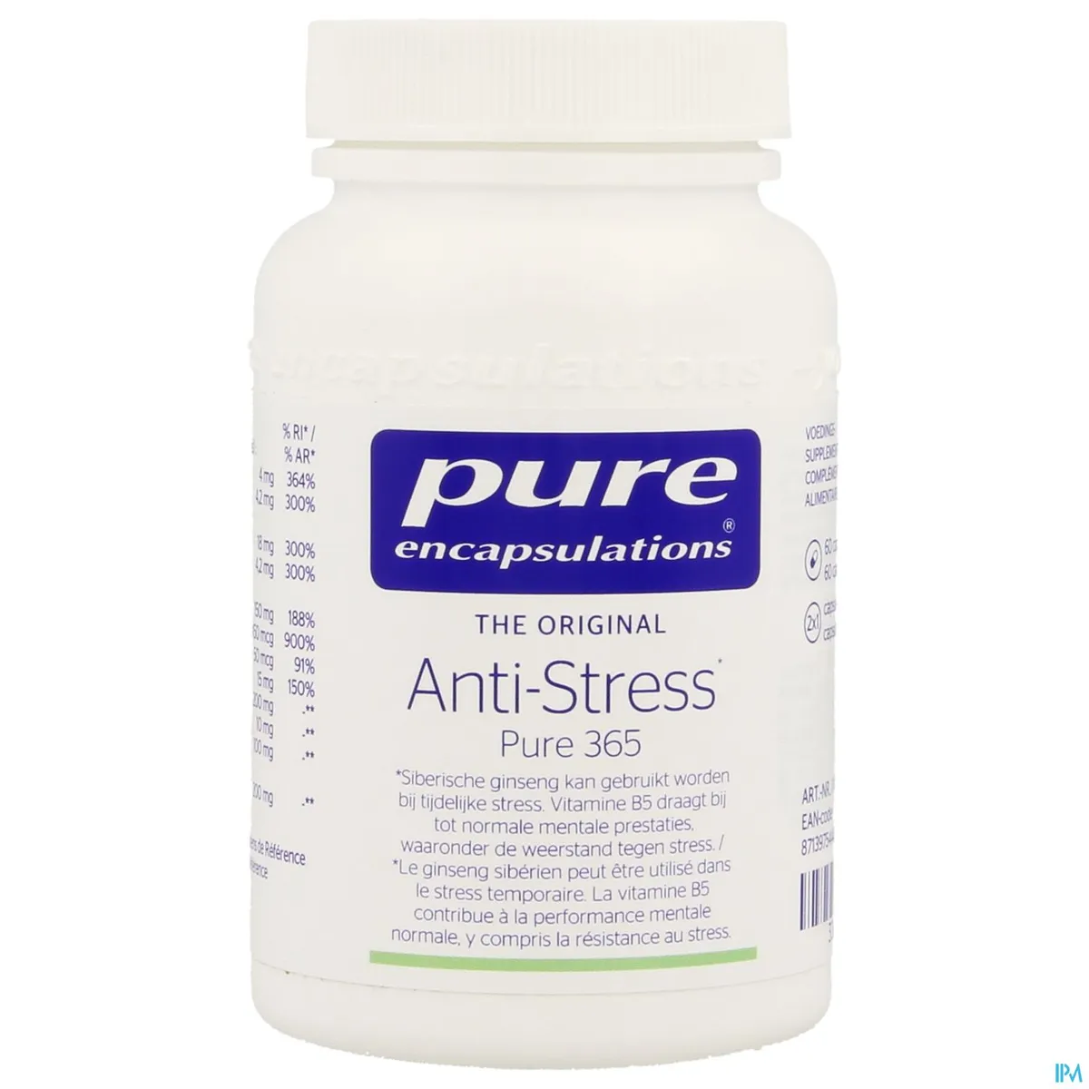 Anti-Stress Pure 365 60 Capsules