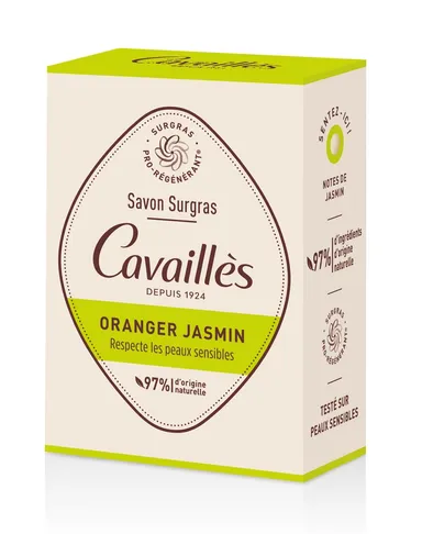 Cavaillès Savon Surgras Oranger Jasmin 100g