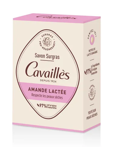 Cavaillès Overvette Zeep Amandelmelk 100 g