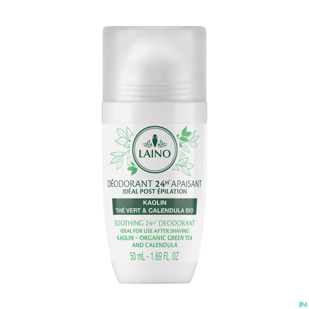 Laino Déodorant Apaisant Thé Vert Bio 24h 50ml