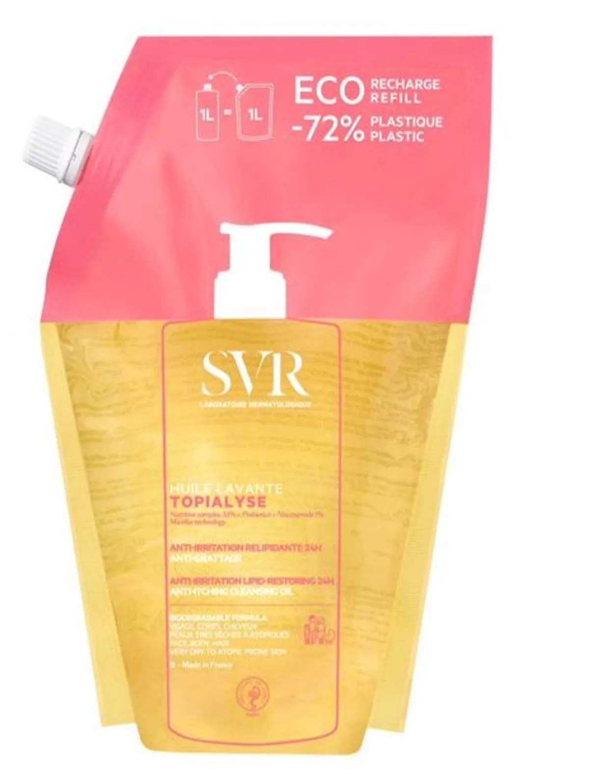 SVR Topialyse Huile Lavante Eco Recharge 1L