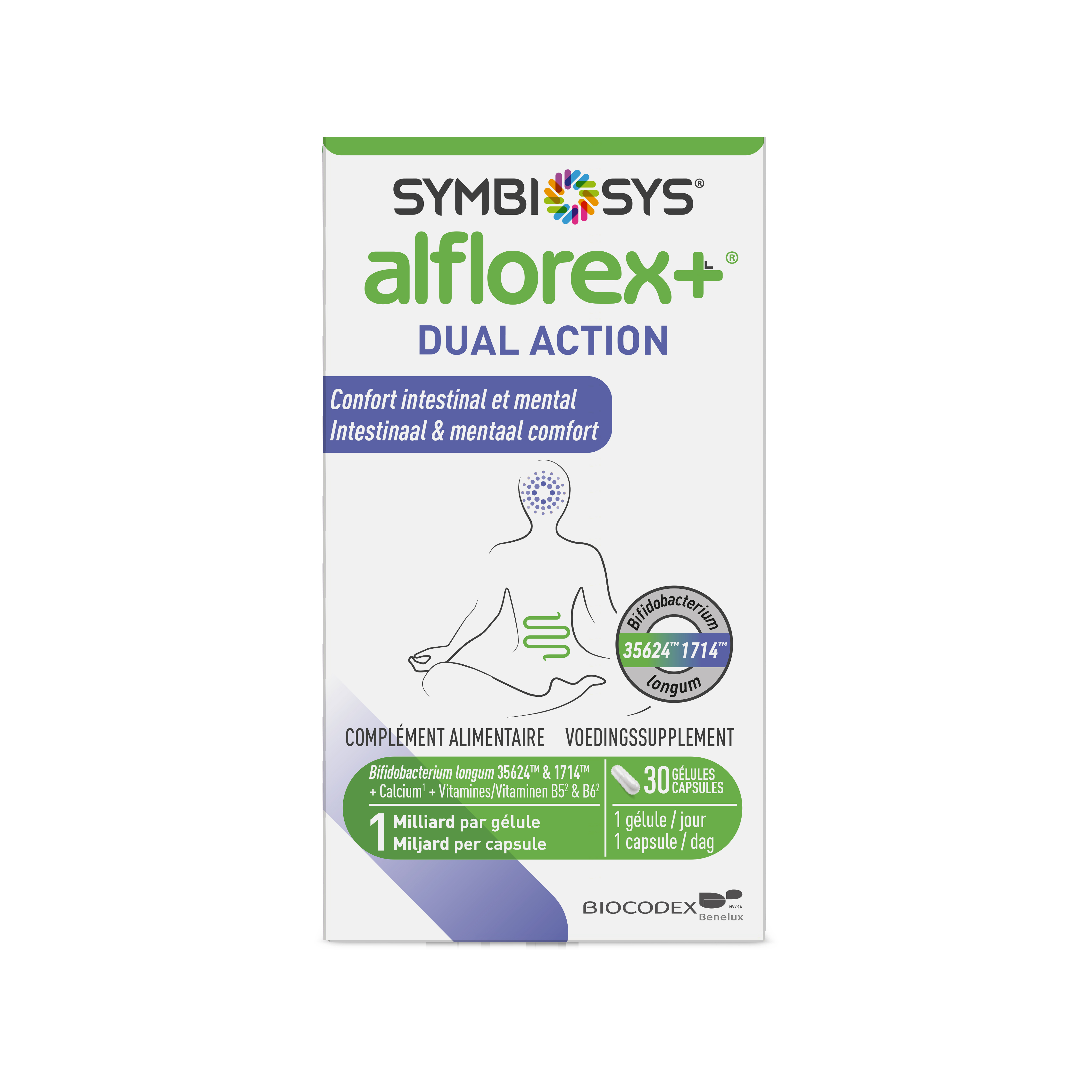 Symbiosys Alflorex+ Dual Action 30 Capsules - Symbiosys