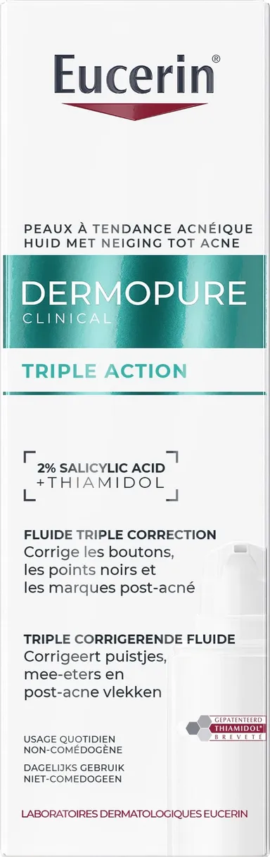 Eucerin DermoPure Clinical Fluid Drievoudige Werking 40 ml