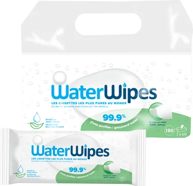 Waterwipes Sapindus 180 Stuks (3x60)