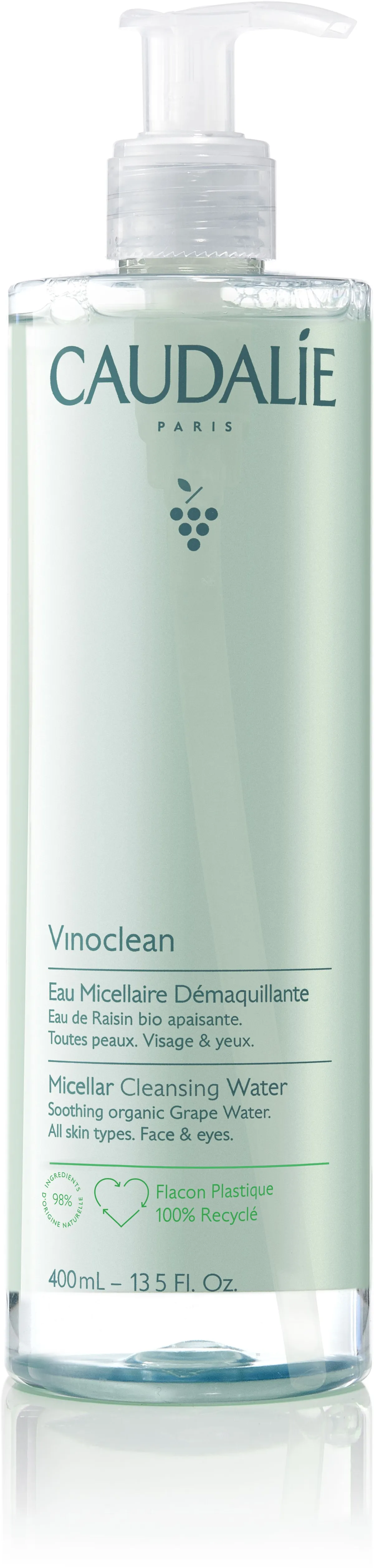 Caudalie Vinoclean Eau Micellaire Démaquillante 400ml