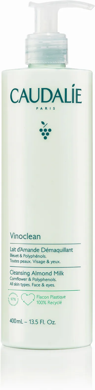 Caudalie Vinoclean Make-upverwijderende Melk met Amandel 400 ml
