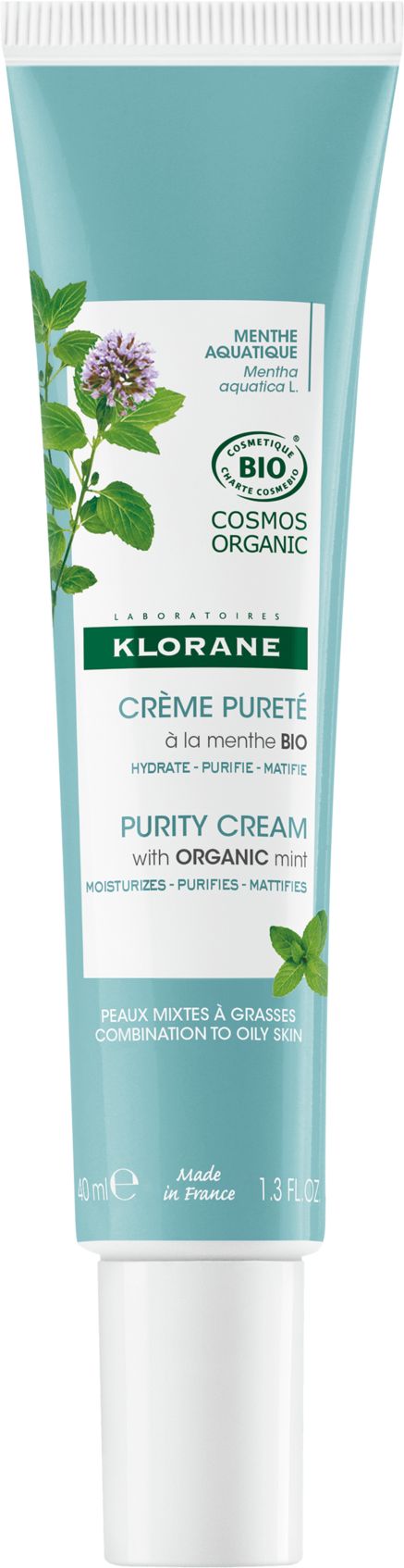 Klorane Crème Zuiverheid Watermunt 40 ml - Klorane