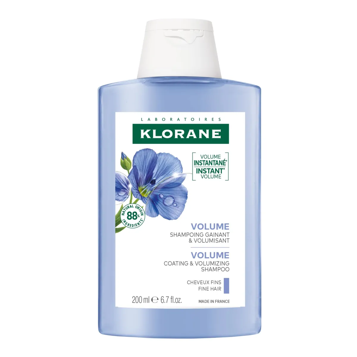 Klorane Bio Vlas Volumeshampoo 200Ml