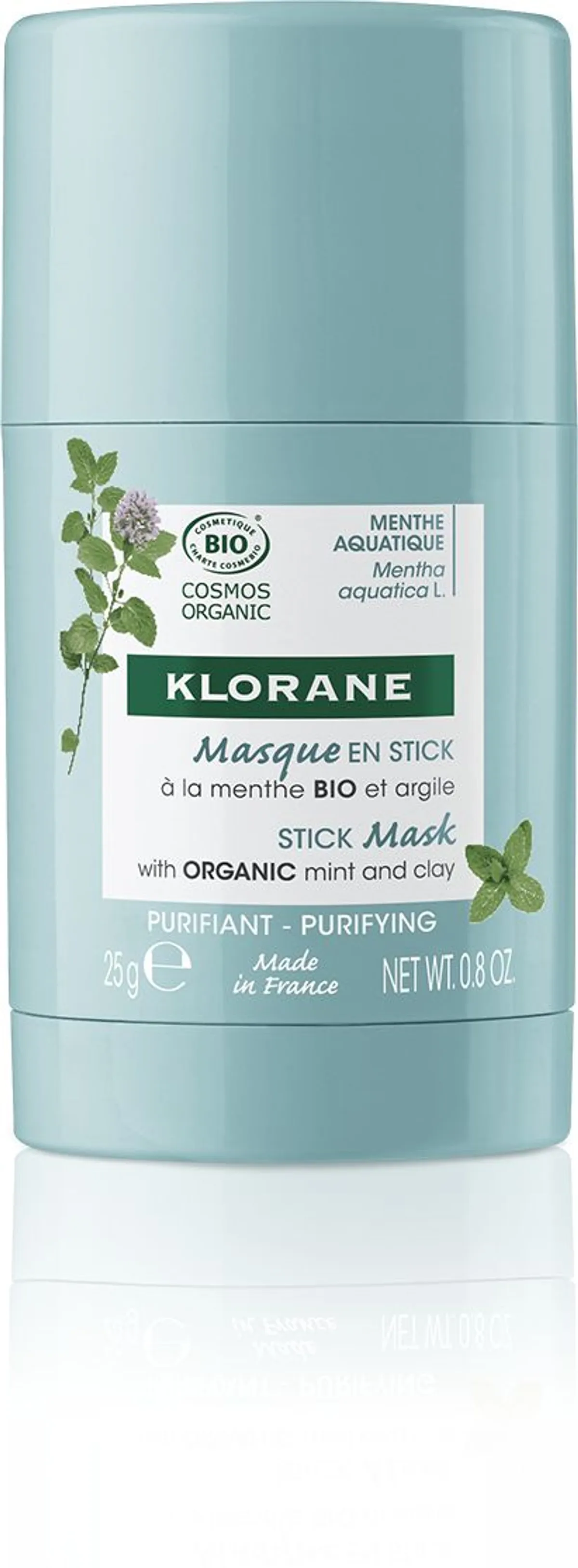 Klorane Menthe Aquatique Masque Visage Stick 25g