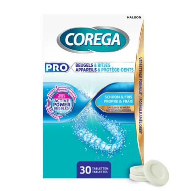 Corega Pro Protège Dents 30 Tablettes