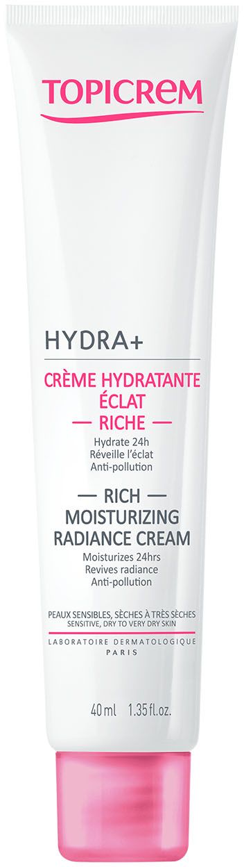 Topicrem Hydra+ Hydraterende Crème Eclat Riche 40 ml - Topicrem