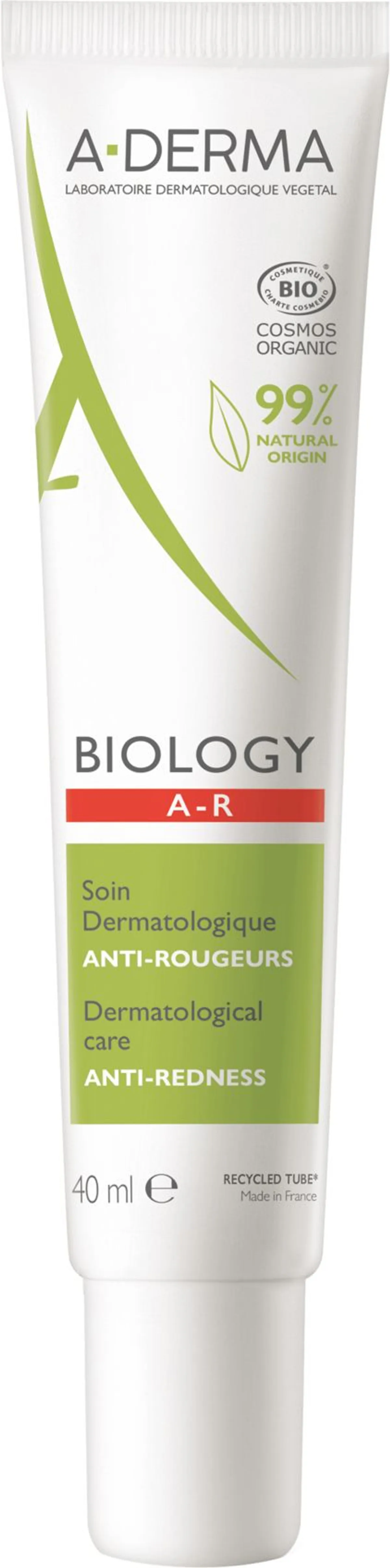 A-Derma Biology A.R. Soin Dermatologique Anti-Rougeurs 40Ml