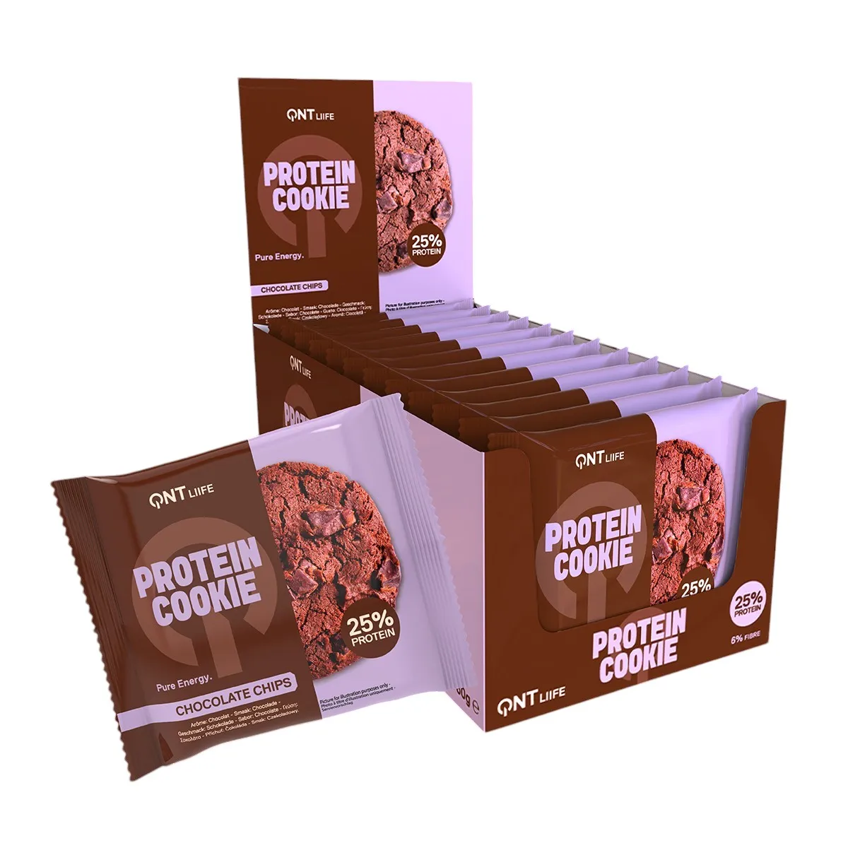 QNT Protein Cookie Chocolate Chips 60g