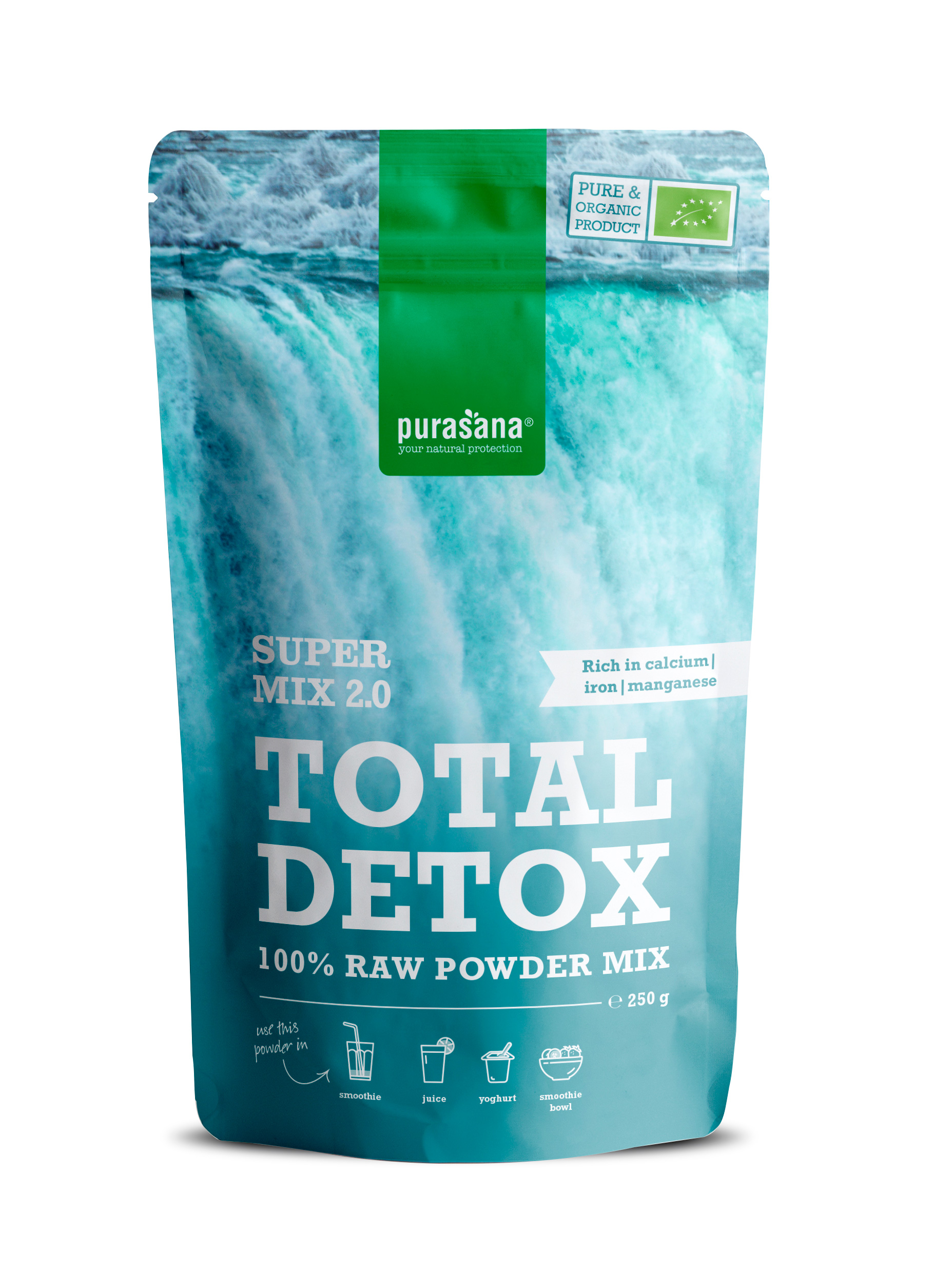 Purasana Superfoods Detox Mix 2.0 Bio 250 g - Purasana