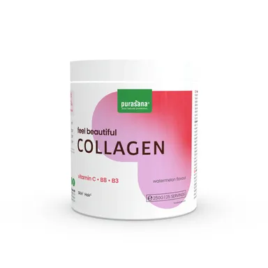 Purasana Poeder Collageen Watermeloensmaak 250 g
