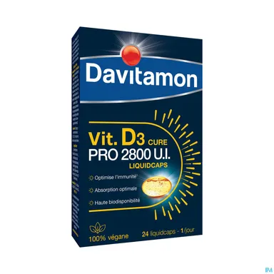 Davitamon Vitamines D3 2800iU 24 Capsules