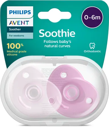 Avent Fopspeen Soothie Girl 2 Stuks