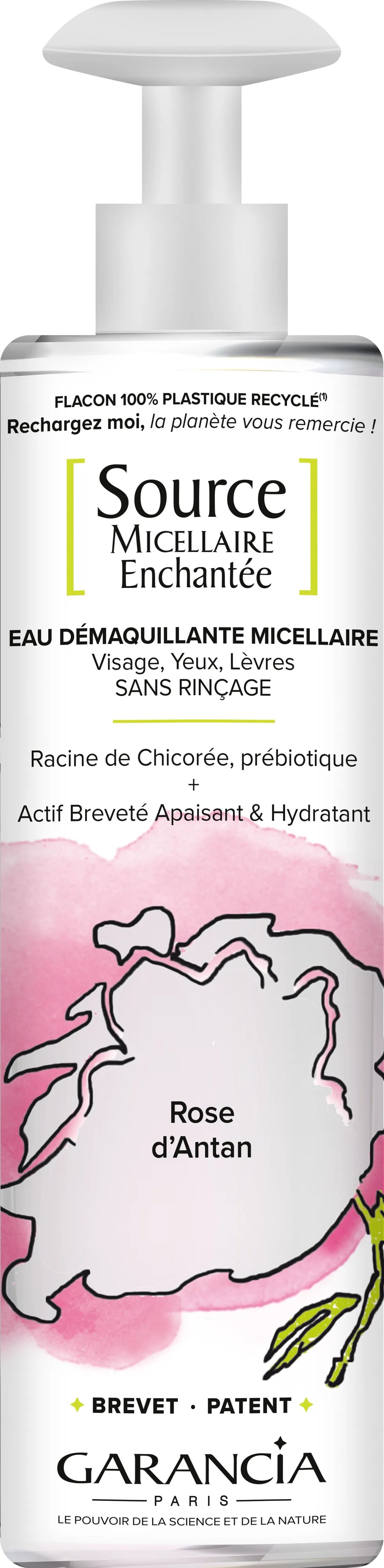 Garancia Source Micellaire Enchantée Rose d'Antan 400ml
