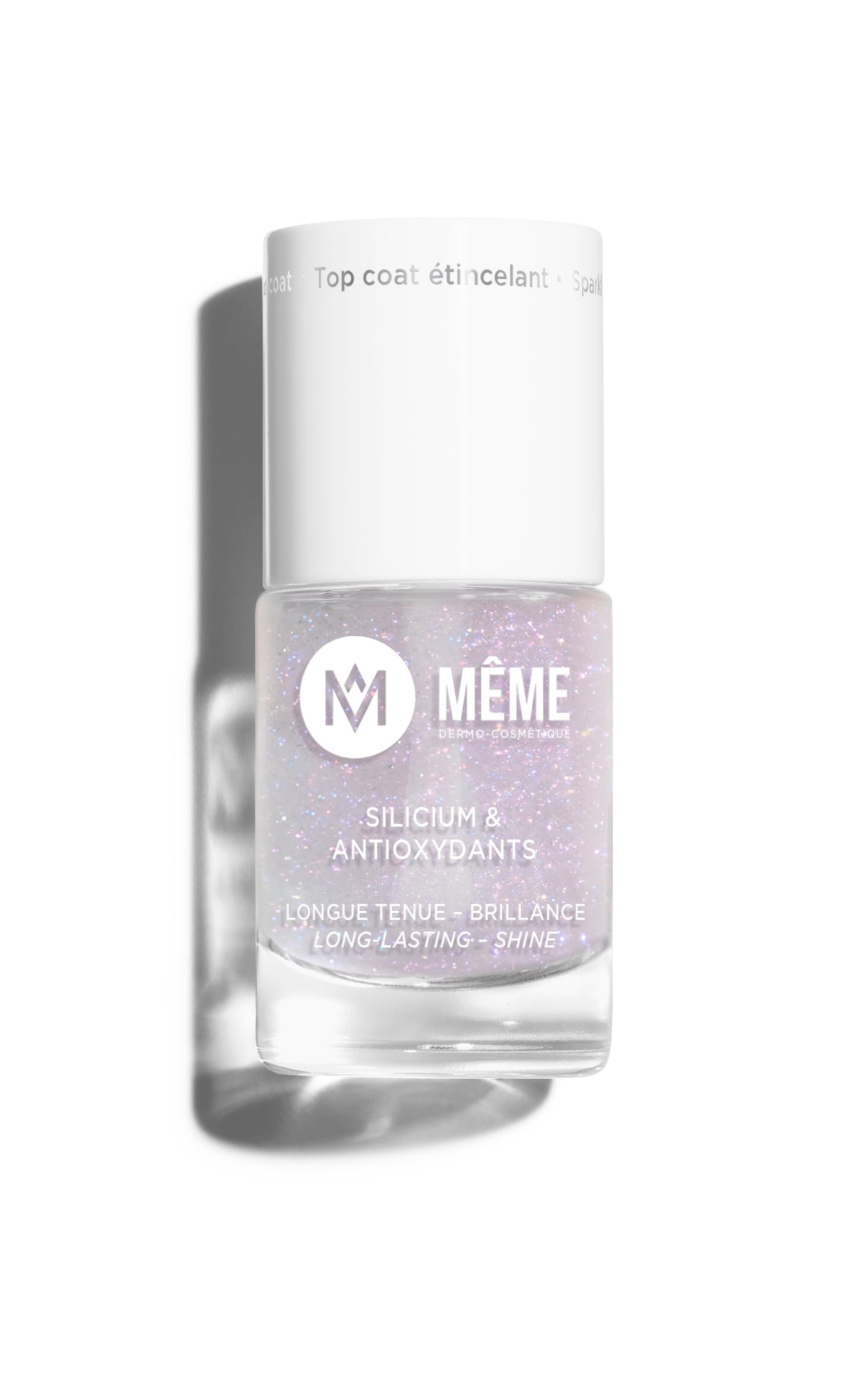 Même Nagellak Silicium Top Coat Glinsterend 10 ml - MÊME