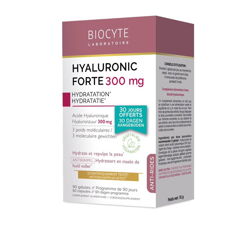 Biocyte Hyaluronic Forte 300 mg 90 Capsules - Biocyte