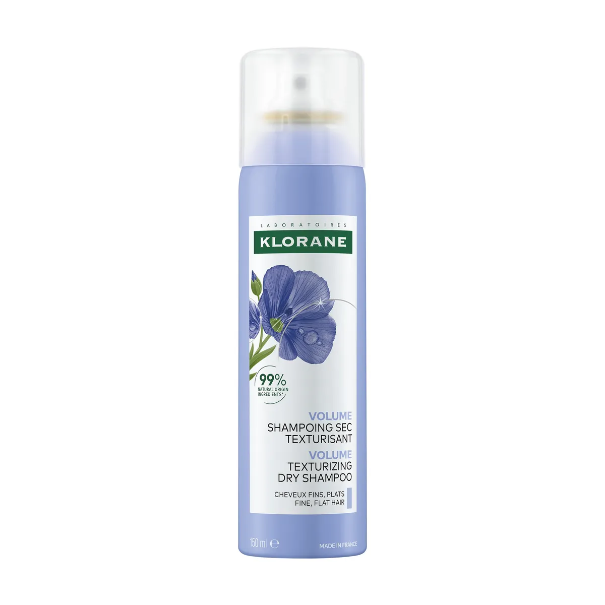 Klorane Bio Vlas Volumedroogshampoo 150Ml