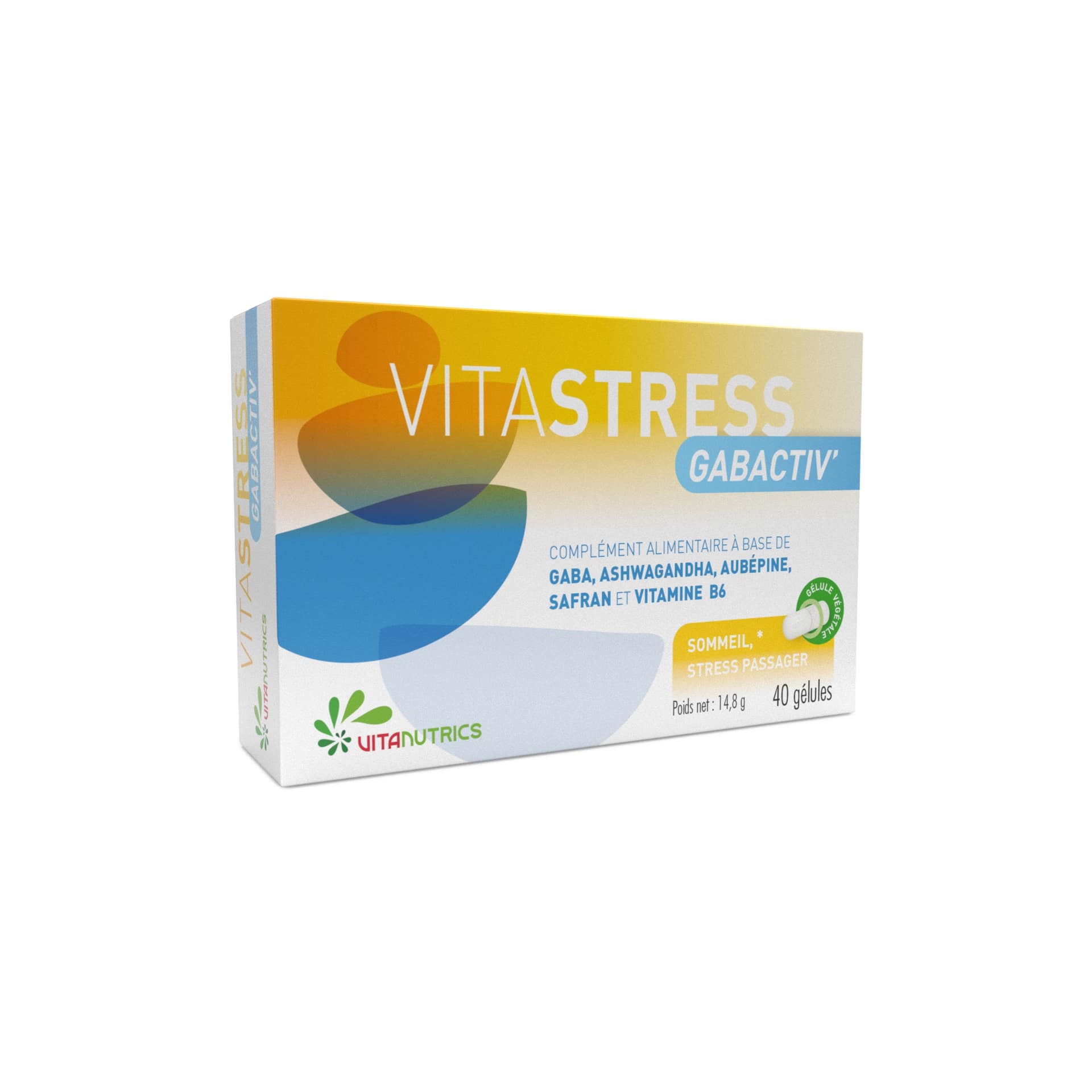 Vitastress Gabactiv 40 Capsules - Vitanutrics