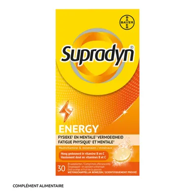 Supradyn Energy 30 Comprimés Effervescents