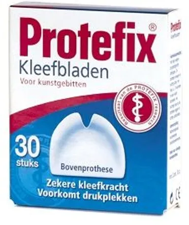 Protefix 30 Zelfklevende Blaadjes Bovenste Gebit
