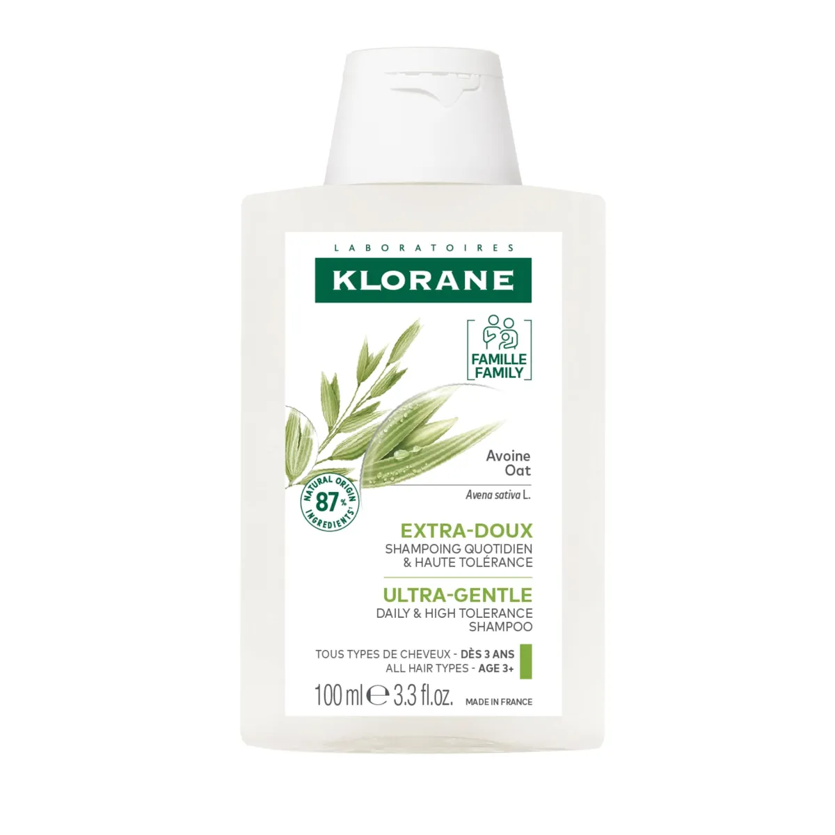 Klorane Avoine Shampooing Extra-Doux 100Ml