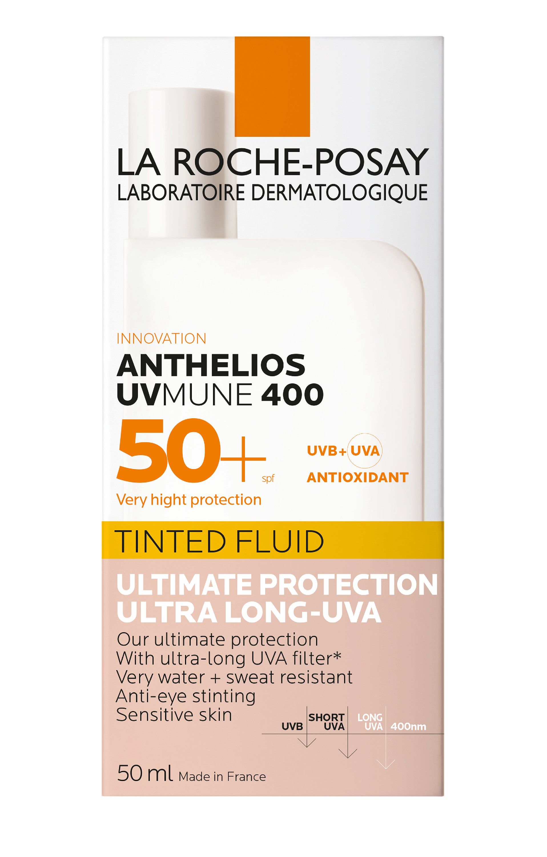La Roche-Posay UVMUNE 400 Getinte Fluid SPF 50+ 50 ml - La Roche-Posay