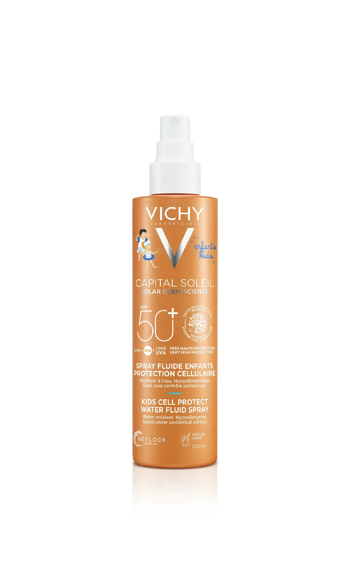 Vichy Capital Soleil Vloeibare Zonnespray Kids SPF50+ 200 ml