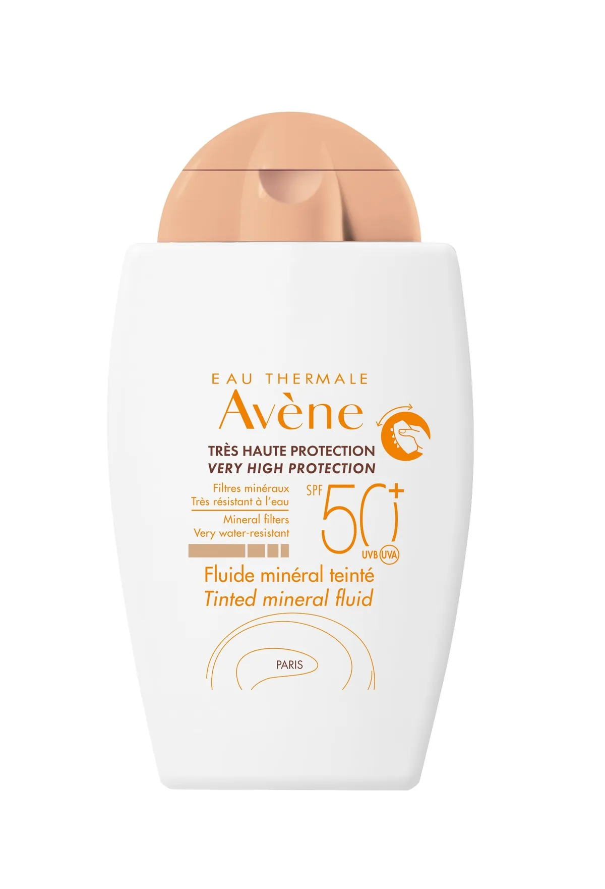 Avène Solaire Spf 50+ Fluide Minéral Teinté 40Ml
