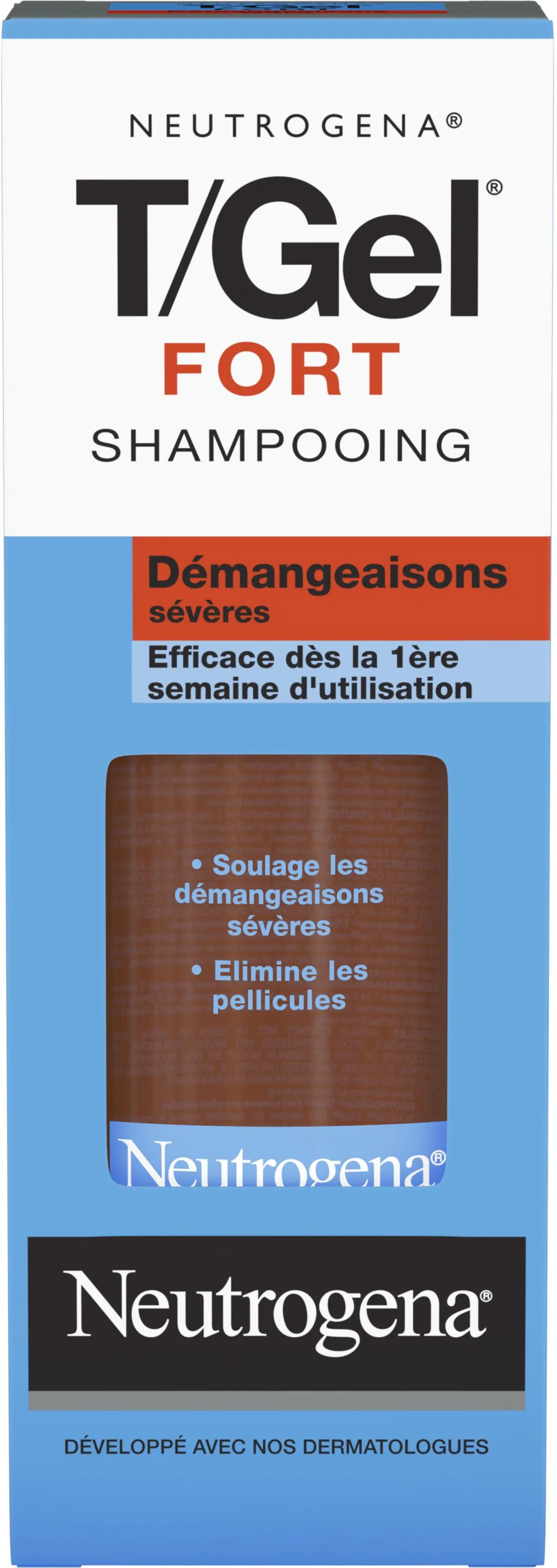 Neutrogena T Gel Fort Shampooing Anti Pelliculaire 150ml