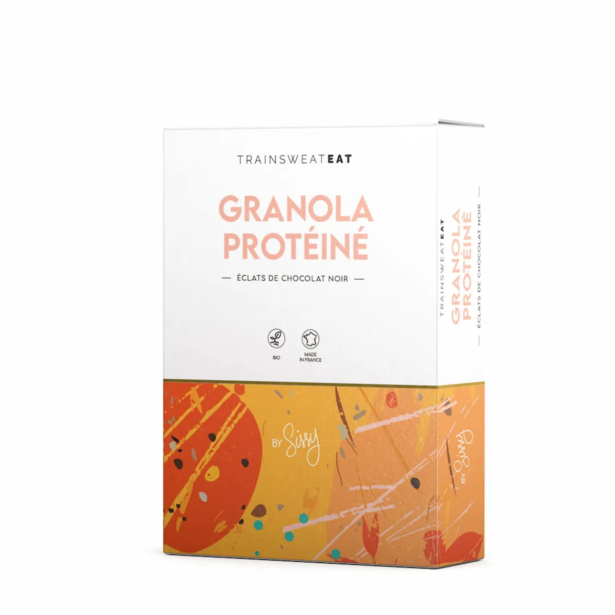 Trainsweateat Granola Protéiné Chocolat Noir 325g