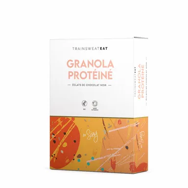 Trainsweateat Granola Protéiné Chocolat Noir 325g