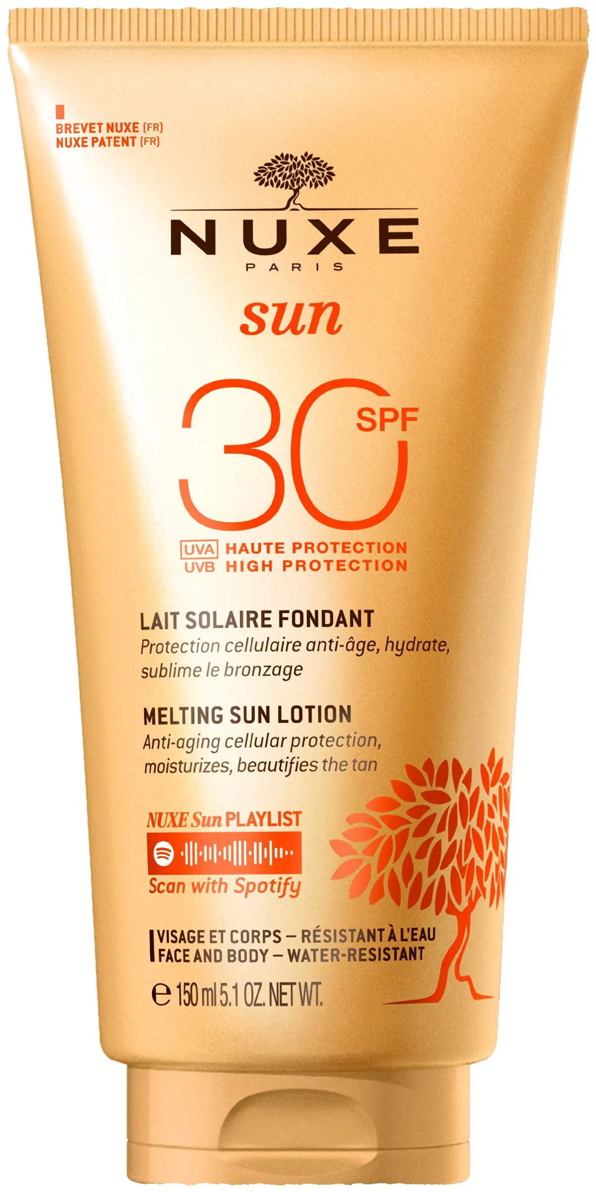Nuxe Sun Heerlijke Melk Gezicht Lichaam SPF 30 150 ml Nieuwe Formule