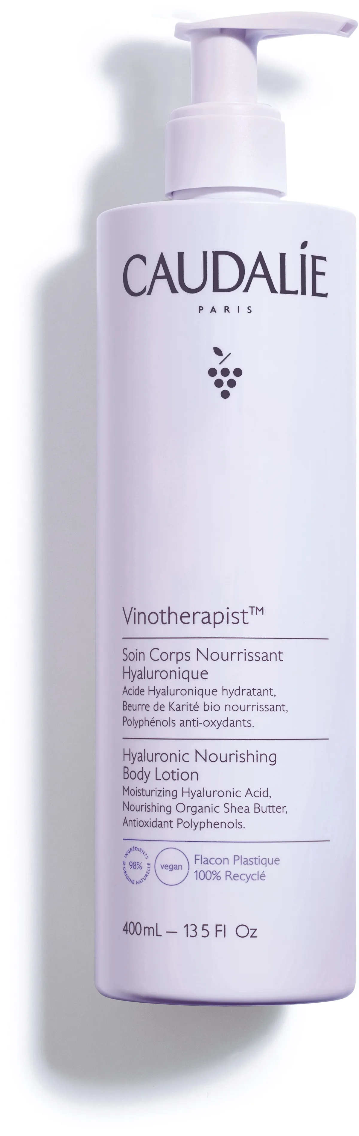 Caudalie Vinotherapist Soin Corps Nourrissant Hyaluronique 400ml