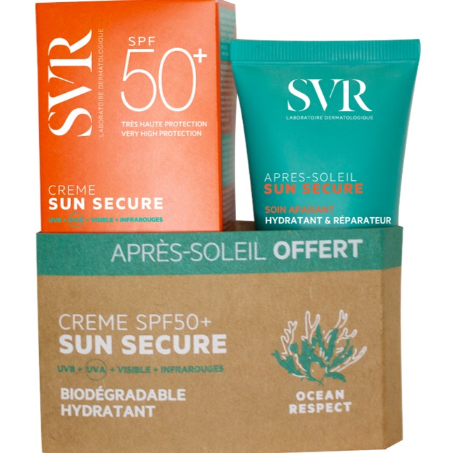 SVR Sun Secure Crème SPF 50+ 50 ml + Aftersun 50 ml GRATIS - SVR