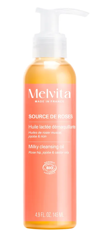 Melvita Nectar de Roses Huile Lactée Démaquillante 145 ml