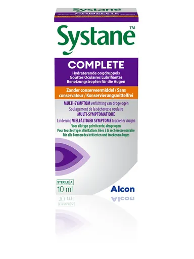 Systane Complete Zonder Bewaarmiddelen Flacon 10 ml
