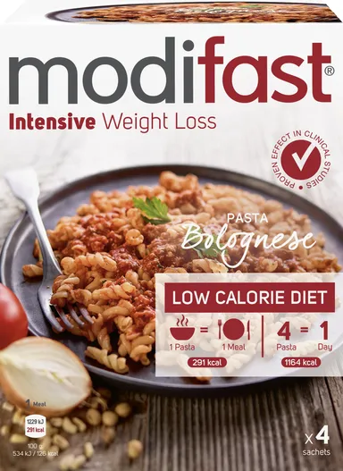 Modifast Intensive LCD Pasta Bolognese 4 x 62 g